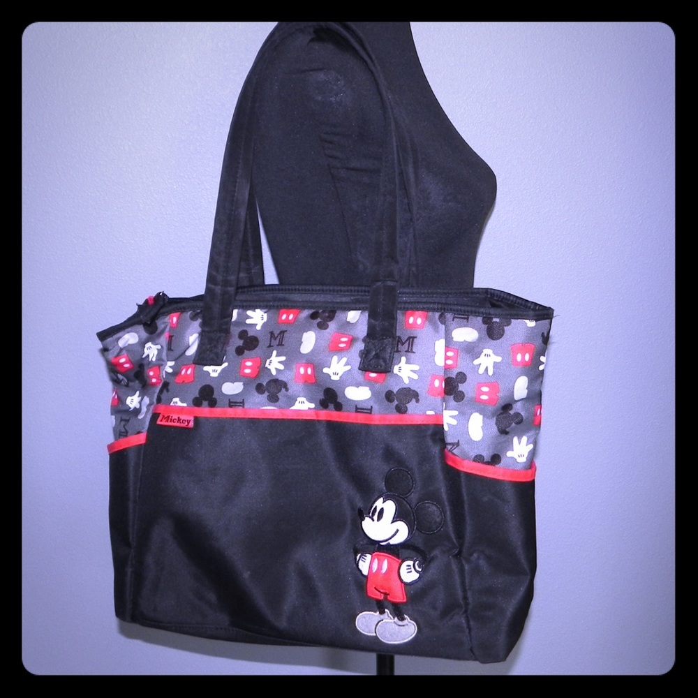 Disney Baby Large Diaper Bag Tote Mickey Mouse